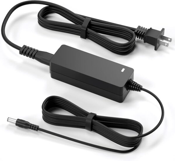 LG Monitor Power Cord 19V DC Power Supply for LG Electronics Monitor 32" 27" 24" 23" 22" 20" 19" LCD LED HD TV Monitor Widescreen Replacement LG Monitor Power Adapter Cord